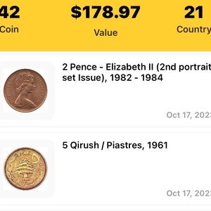 Old coins from all over the globe best offer gets it all